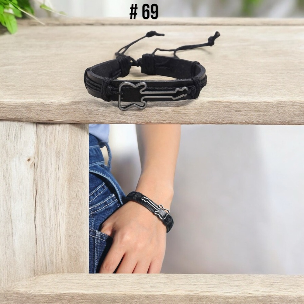 Men’s Electric Guitar Bracelet